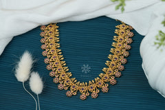 red stone necklace for women