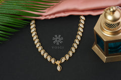 silver stone necklace