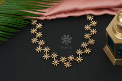 diamond starred necklace for women