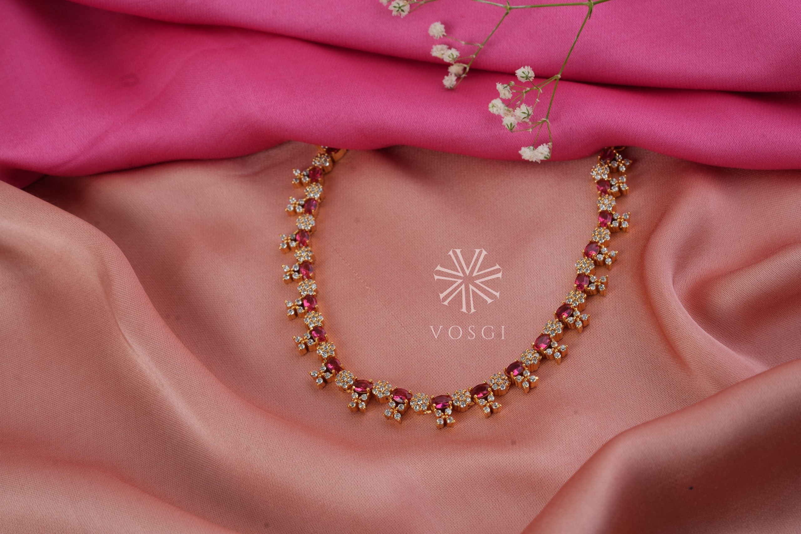 simple stone necklace