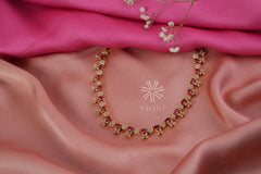 simple stone necklace