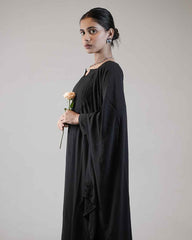 Black Hand Embroidered Kurta Set