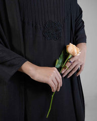 Black Hand Embroidered Kurta Set