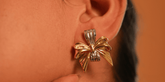 BOW EARING FOR WOMEN