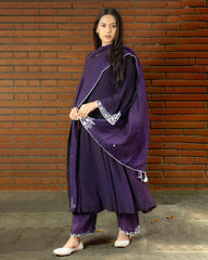 Violet Purple Anarkali