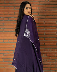 Violet Purple Anarkali