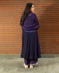 Violet Purple Anarkali