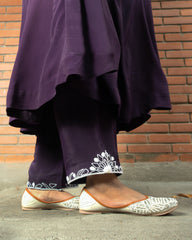 Violet Purple Anarkali