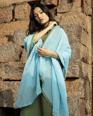 Sage Green and Powder Blue Kurta Set