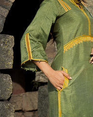 Sage Green and Powder Blue Kurta Set