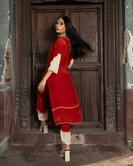 Royal Red Kurta Set