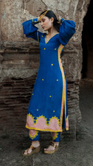 Royal Blue Kurta Set