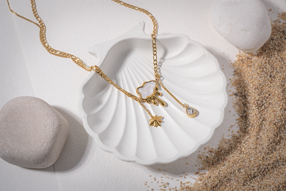 Cloudlit Grace Necklace