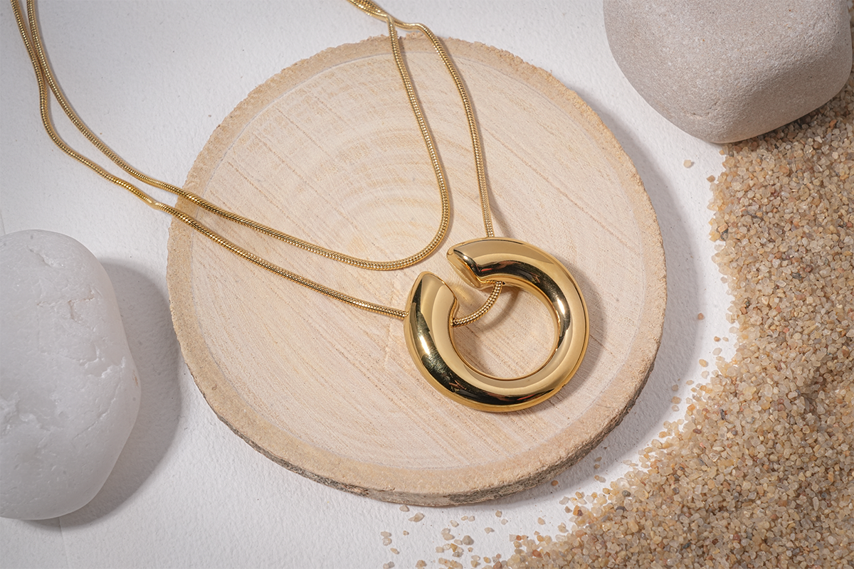 vosgi two layered necklace for women