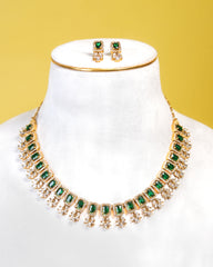 Diamond Necklace Set for Women – Elegant Bridal & Wedding Jewellery