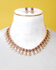 Diamond Necklace Set for Women – Elegant Bridal & Wedding Jewellery