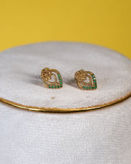 Gold Tone Blue Mango Necklace(N-456)
