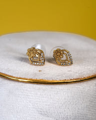 Gold Tone Blue Mango Necklace(N-456)