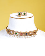 Pearl & Gemstone Choker