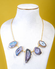 Sky Mist Stoned Necklace