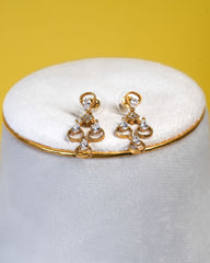 Regal Charm Stoned Necklace Set