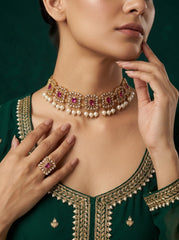 Pearl & Gemstone Choker