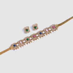 Pearl & Gemstone Choker