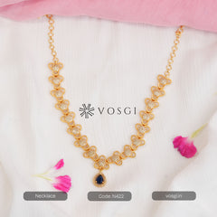 GOLD TONED NECKLACE FOR WOMEN